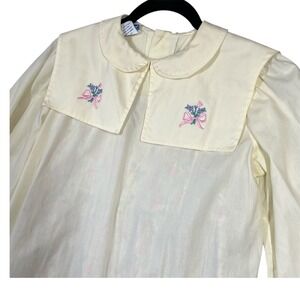 Vintage Polly Finders Dress & Shirt Girls Size 14 Yellow‎ Floral Costume Party